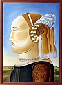 BOTERO FERNANDO (1932) - D'apres Piero della Francesca (Battista Sforza).